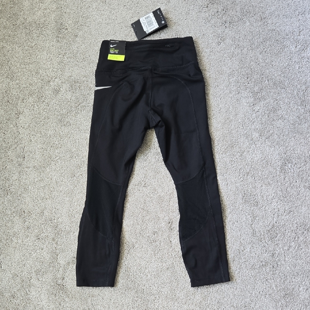 Nike Black Leggings with Reflective Detail